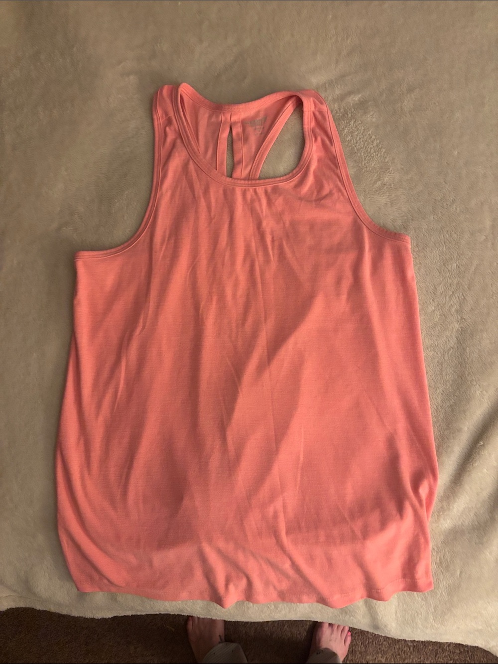 Old Navy Coral Racerback Tank Top